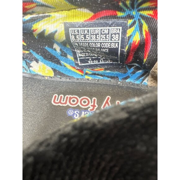 Skechers Bobs Womens Black Canvas Espadrilles Flat Shoes Size 8.5 - Picture 6 of 8